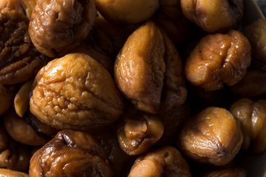 Organik kabuklu Kestane.