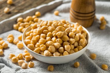 Çiğ organik Garbanzo Fasulye Nohutları