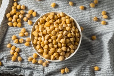 Çiğ organik Garbanzo Fasulye Nohutları