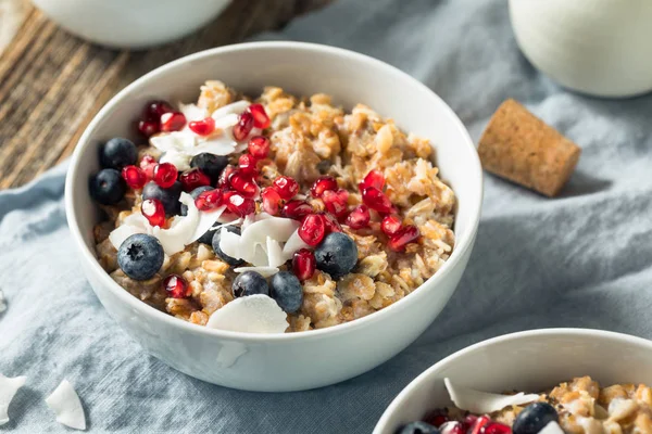 Heet gekookte Muesli Havermout — Stockfoto