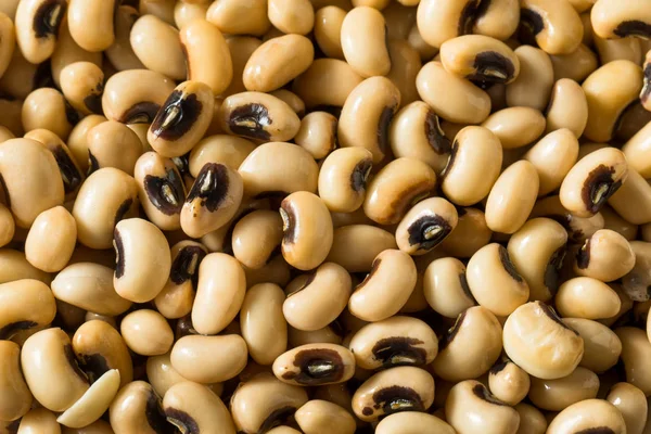 Raw Organic Black Eyed Peas — Stock Photo, Image