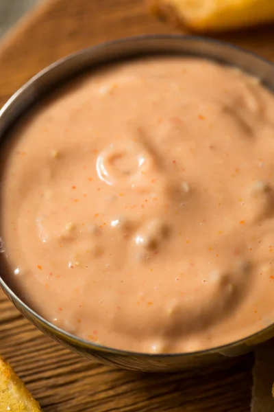 Idaho Fry Sauce with French Fries — Stock Photo, Image