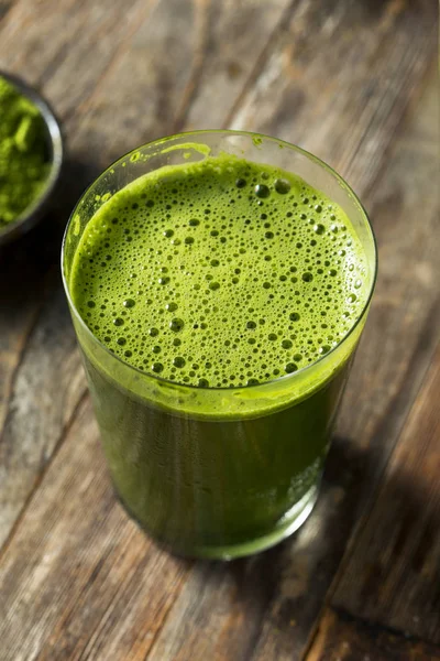 Homemade Green Matcha Beer — Stock Photo, Image