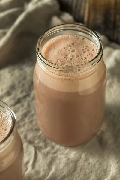 Hecho en casa Nueva Inglaterra Chocolate Milk Shake —  Fotos de Stock