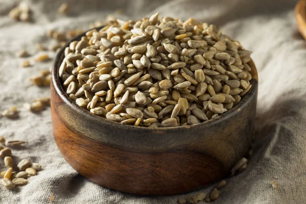 Raw Dry Organic Sunflower Seed Kernels — Stock Photo, Image