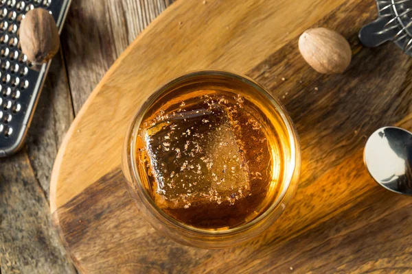 Homemade Refreshing Rum Bumbo Cocktail — Stock Photo, Image