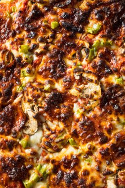 Ev yapımı Louisville usulü Supreme Pizza