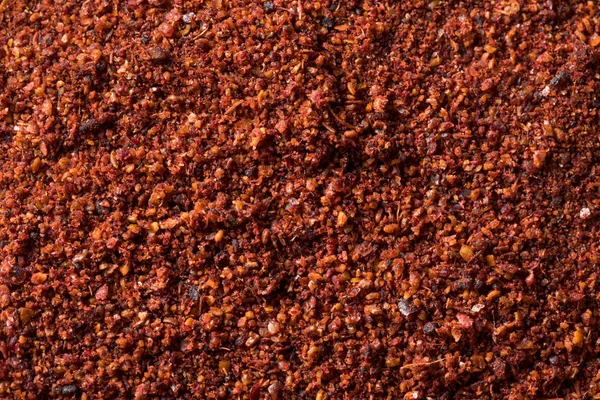 Bubur Merah Organik Kering Sumac Dalam Bowl — Stok Foto