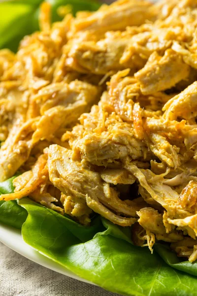 Homemade Curried Coronation Chicken Lettuce Ready Eat — Stock Photo, Image