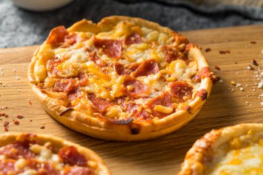 Fast food Dondurulmuş Bireysel Pizzalar Yemeye Hazır