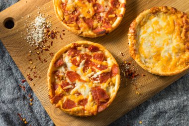 Fast food Dondurulmuş Bireysel Pizzalar Yemeye Hazır