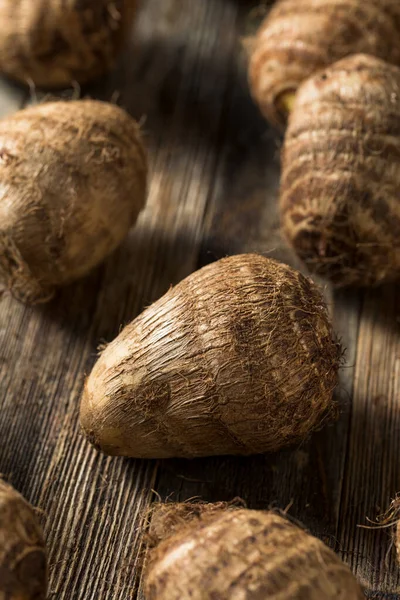 Raw Organic Brown Taro Root Ready Cook — Stock Photo, Image