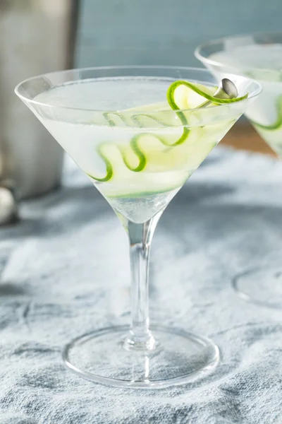 Японський Сак Cake Cucumber Martini Cocktail Vodka — стокове фото