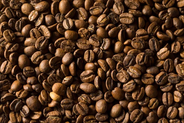 Suchá Organická Kávová Zrna Espresso Misce — Stock fotografie