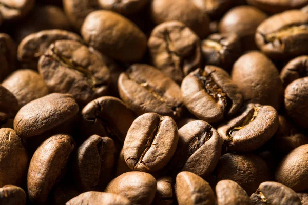 Trockene Bio Kaffeebohnen Einer Schüssel — Stockfoto