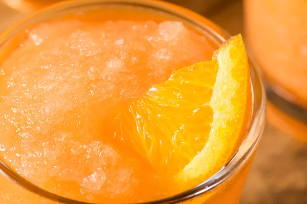 Homemade Frozen Aperol Spritz Slushy Orange — 스톡 사진