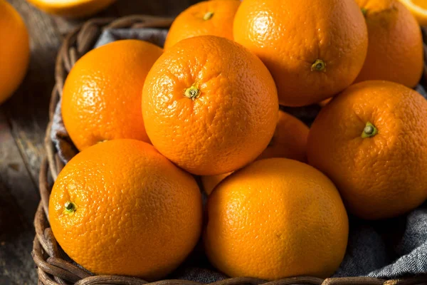 Raw Organic Fresh Oranges Bunch — Stock Photo, Image