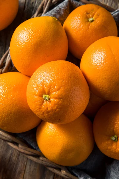 Raw Organic Fresh Oranges Bunch — Stock Photo, Image