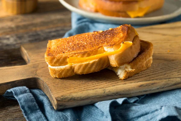 Homemade Grilled Cheese Sandwich Ready Eat — Stock Photo, Image