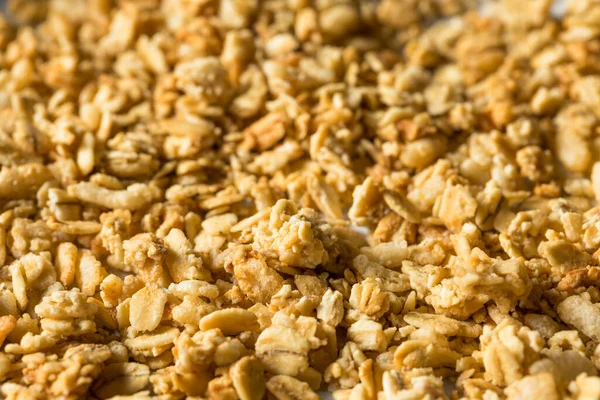 Zelfgemaakte Biologische Granola Met Honing Klaar Eten — Stockfoto