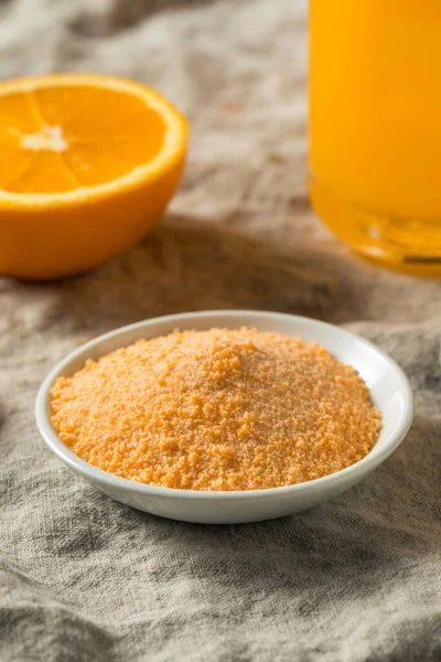 Освежающий Апельсиновый Напиток Стакане — стоковое фото