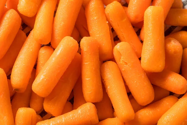 Raw Organic Baby Carrots Bowl — Stock Photo, Image