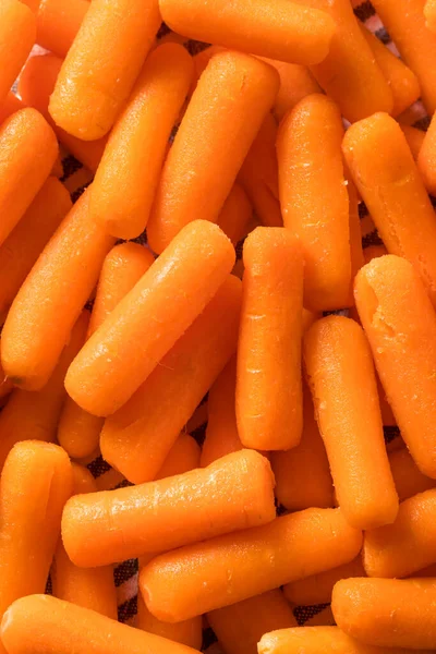 Raw Organic Baby Carrots Bowl — Stock Photo, Image