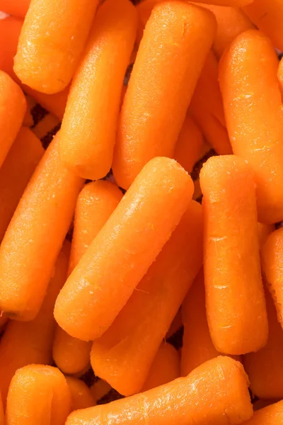 Raw Organic Baby Carrots Bowl — Stock Photo, Image