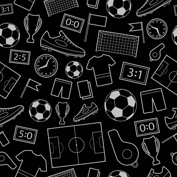 Futbol sembollerin seamless modeli