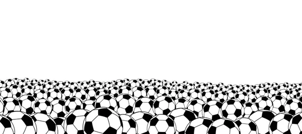 Фон з футбольними м'ячами — стоковий вектор