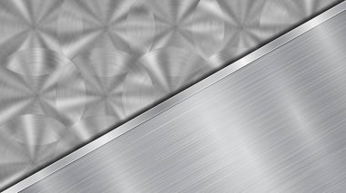 Parlatılmış plakalı metal arkaplan