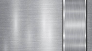 Parlatılmış plakalı metal arkaplan