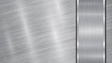 Parlatılmış plakalı metal arkaplan