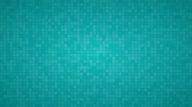 Açık mavi renkli küçük kare veya piksellerin soyut arkaplanı