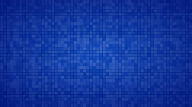 Mavi renkte küçük kare veya piksellerin soyut arkaplanı