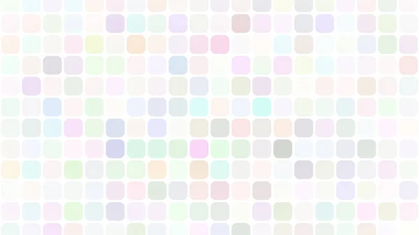 白色背景上的小彩色正方形或像素的抽象说明 — 图库矢量图片