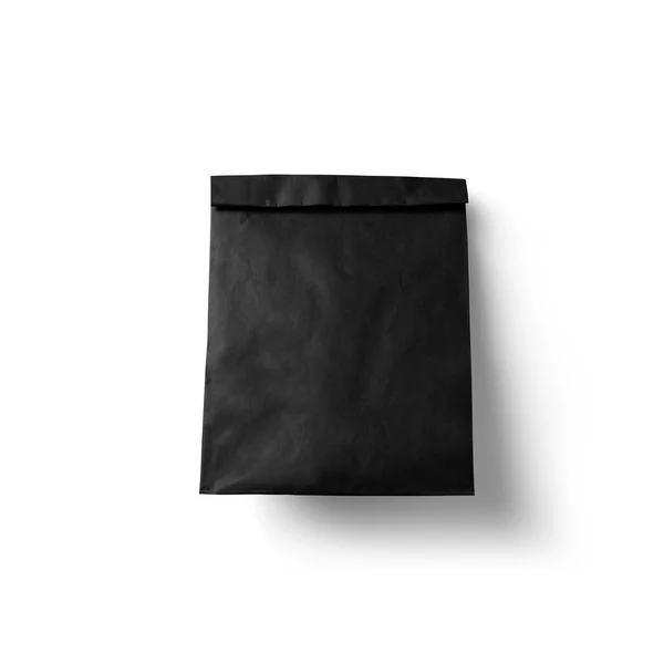 コーヒー 白の背景にブラック コーヒー パッケージ — ストック写真