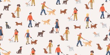 Köpekleri gezdiren şehirli insanlarda kusursuz bir düzen var.