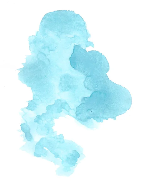 Background for design.  watercolor stain on white paper. — Stock Photo, Image