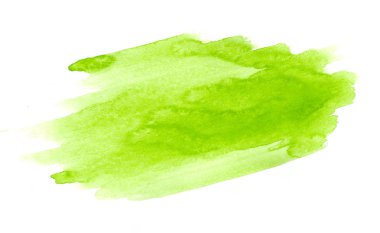 Modern yeşil suluboya arka plan. Renkli suluboya leke 