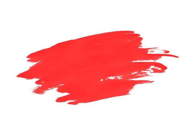 Imagen de fondo de acuarela abstracta roja con una salpicadura líquida — Foto de Stock