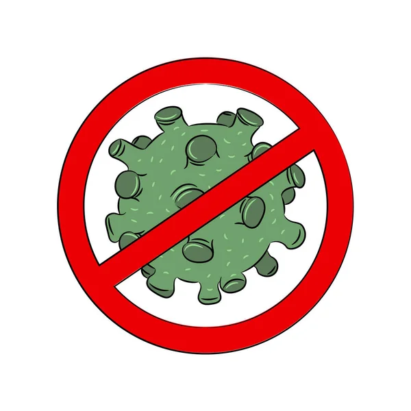 Peligro Coronavirus Medicina Epidémica Salud Neumonía Humana Vector Ilustración Imprimir — Vector de stock