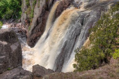 Tettegouche State Park üzerinde North Shore, Superior gölünün içinde Mi