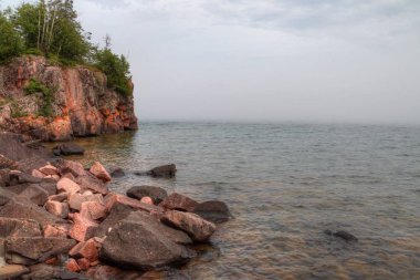 Akik plajıdır Silver Bay, Minn üzerinde Lake Superior Shore
