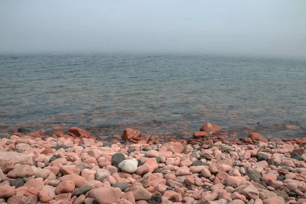 Playa de ágata está en la orilla del lago Superior en Silver Bay, Minn — Foto de Stock