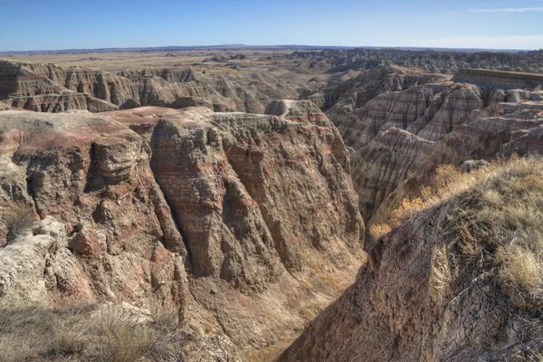 Badlands Національний парк Фолл-Рівер — стокове фото