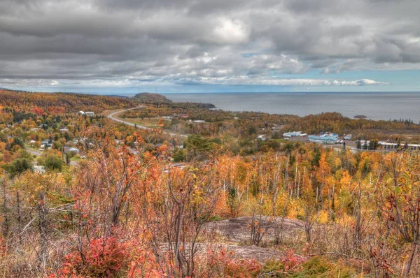 Växterna i Silver Bay, Minnesota på stranden av sjön Superi — Stockfoto