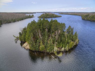 Ayı kafası State Park Kuzey Minnesota'da