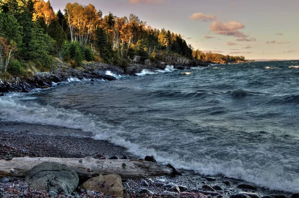 Sugarloaf Nature Area is on the North Shore of Lake Superior in — Stock Photo, Image