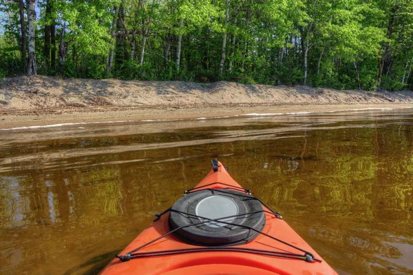 Bowstring Lake is Part of the Leech Lake Native American Reserva — Stock Photo, Image